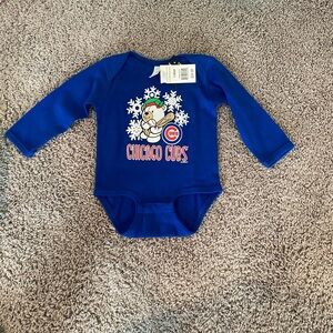 Rabbit Skins Blue Chicago Cubs Kids Bodysuit